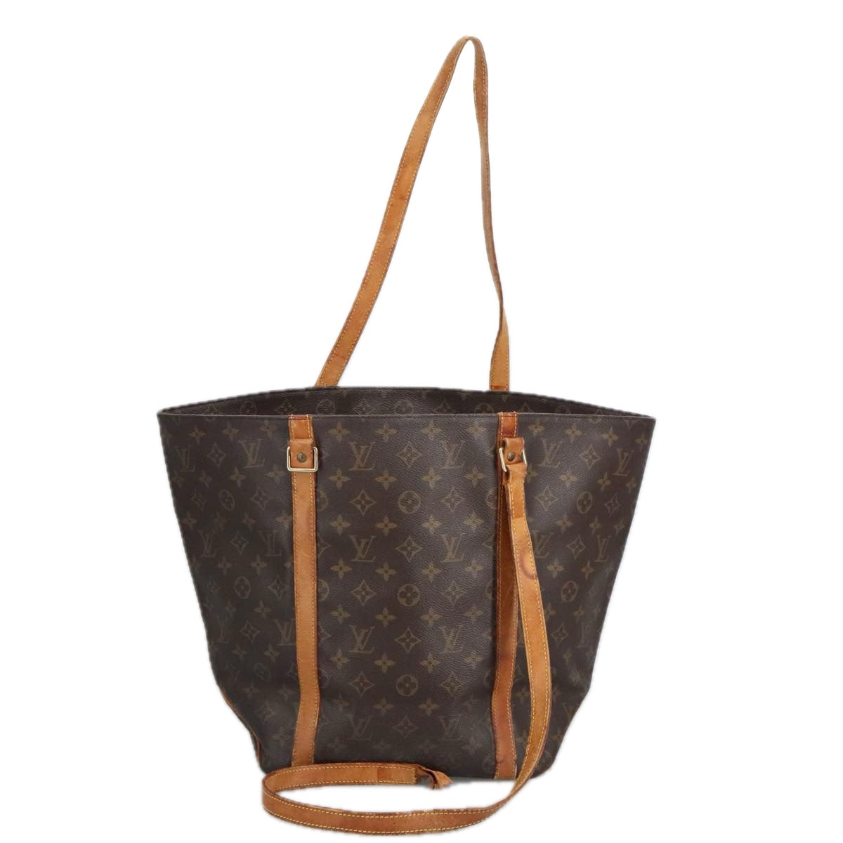 LOUIS VUITTON Monogram Sac Shopping Tote Bag M51108 LV Auth 97371