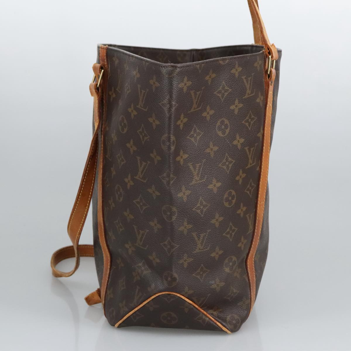 LOUIS VUITTON Monogram Sac Shopping Tote Bag M51108 LV Auth 97371