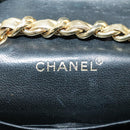 CHANEL Matelasse Hand Bag Leather Gold CC Auth 97386-23