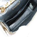 CHANEL Matelasse Hand Bag Leather Gold CC Auth 97386-11