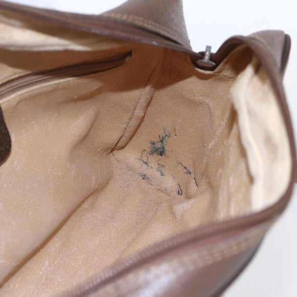 GUCCI GG Supreme Web Sherry Line Shoulder Bag PVC Beige Red Green Auth 97406