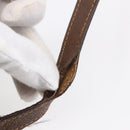 GUCCI GG Supreme Web Sherry Line Shoulder Bag PVC Beige Red Green Auth 97406-9