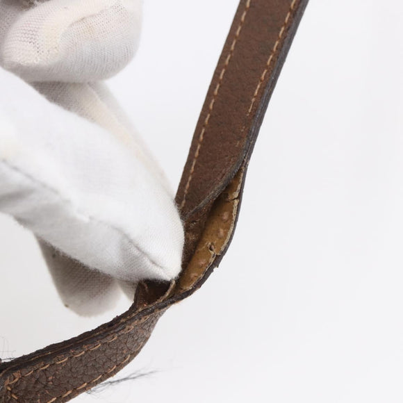 GUCCI GG Supreme Web Sherry Line Shoulder Bag PVC Beige Red Green Auth 97406