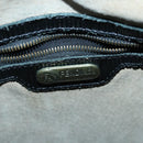 FENDI Zucca Canvas Hand Bag Black Auth 97410-17
