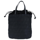 FENDI Zucca Canvas Hand Bag Black Auth 97410-13