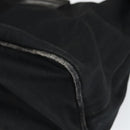 FENDI Mamma Baguette Shoulder Bag Leather Black Silver Auth 97412-13