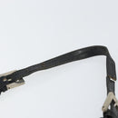 FENDI Mamma Baguette Shoulder Bag Leather Black Silver Auth 97412-8
