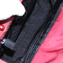 PRADA Hand Bag Nylon Red Silver Auth 97439-11
