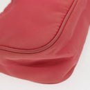 PRADA Accessory Pouch Nylon Pink Silver Auth 97444-14