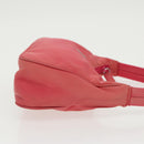 PRADA Accessory Pouch Nylon Pink Silver Auth 97444-3