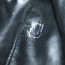 CHANEL Shoulder Bag Enamel Black Gold CC Auth 97456-12