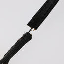 CHANEL Shoulder Bag Enamel Black Gold CC Auth 97456-22