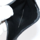 CHANEL Shoulder Bag Enamel Black Gold CC Auth 97456-25