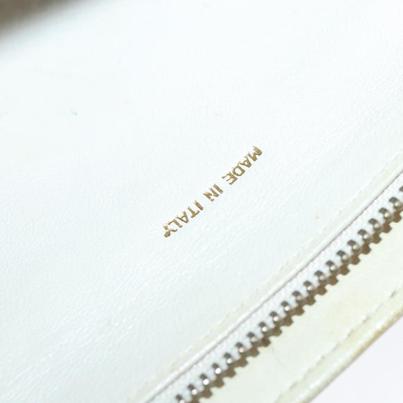 CHANEL Matelasse Chain Shoulder Bag Lamb Skin Beige Gold CC Auth 97457