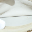 CHANEL Matelasse Chain Shoulder Bag Lamb Skin Beige Gold CC Auth 97457-23