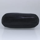 BALLY Chain Shoulder Bag Leather Black Gold Auth 97462-5