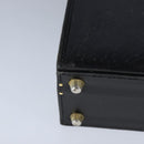 BALLY Attache Case Trunk Leather Black Auth 97465-14