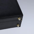 BALLY Attache Case Trunk Leather Black Auth 97465-15