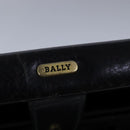 BALLY Attache Case Trunk Leather Black Auth 97465-18