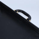 BALLY Attache Case Trunk Leather Black Auth 97465-25