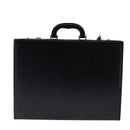 BALLY Attache Case Trunk Leather Black Auth 97465-2