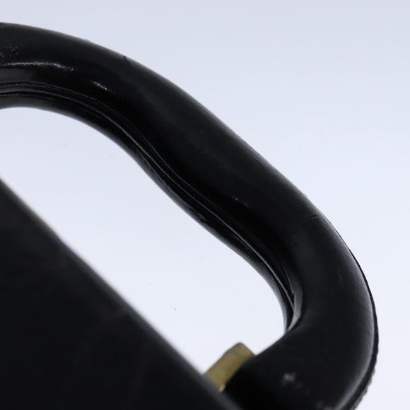 BALLY Attache Case Trunk Leather Black Auth 97465