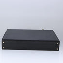 BALLY Attache Case Trunk Leather Black Auth 97465-5
