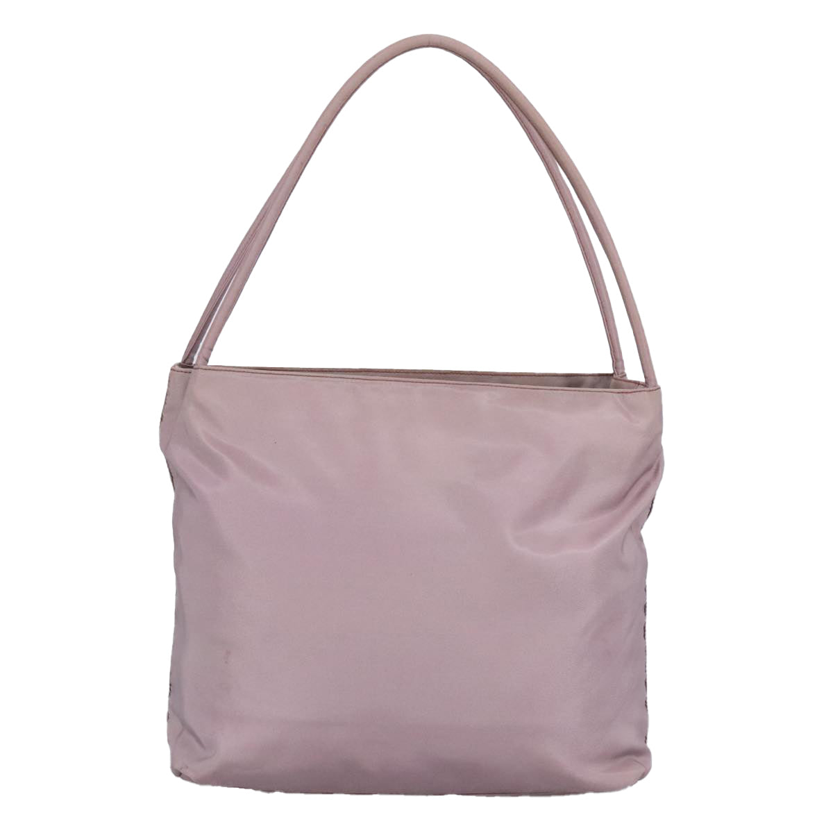 PRADA Tote Bag Nylon Purple Silver Auth 97471 - 0