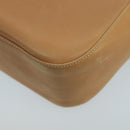 Salvatore Ferragamo Shoulder Bag Leather Beige Auth 97475-16