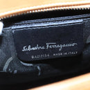 Salvatore Ferragamo Shoulder Bag Leather Beige Auth 97475-12