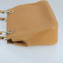 Salvatore Ferragamo Shoulder Bag Leather Beige Auth 97475-4