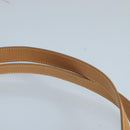 Salvatore Ferragamo Shoulder Bag Leather Beige Auth 97475-14