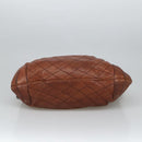 BALLY Hand Bag Leather Brown Auth 97476-10