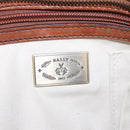 BALLY Hand Bag Leather Brown Auth 97476-17