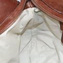 BALLY Hand Bag Leather Brown Auth 97476-20