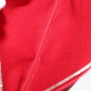 PRADA Hand Bag Canvas Vinyl 2way Red Auth 97486-27