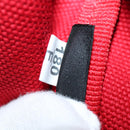PRADA Hand Bag Canvas Vinyl 2way Red Auth 97486-28