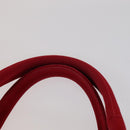 PRADA Hand Bag Canvas Vinyl 2way Red Auth 97486-14