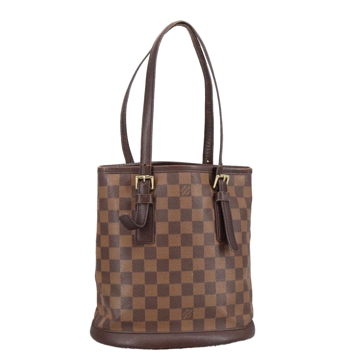 LOUIS VUITTON Damier Ebene Marais Shoulder Bag N42240 LV Auth 97490