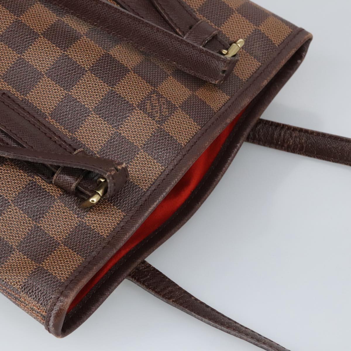 LOUIS VUITTON Damier Ebene Marais Shoulder Bag N42240 LV Auth 97490