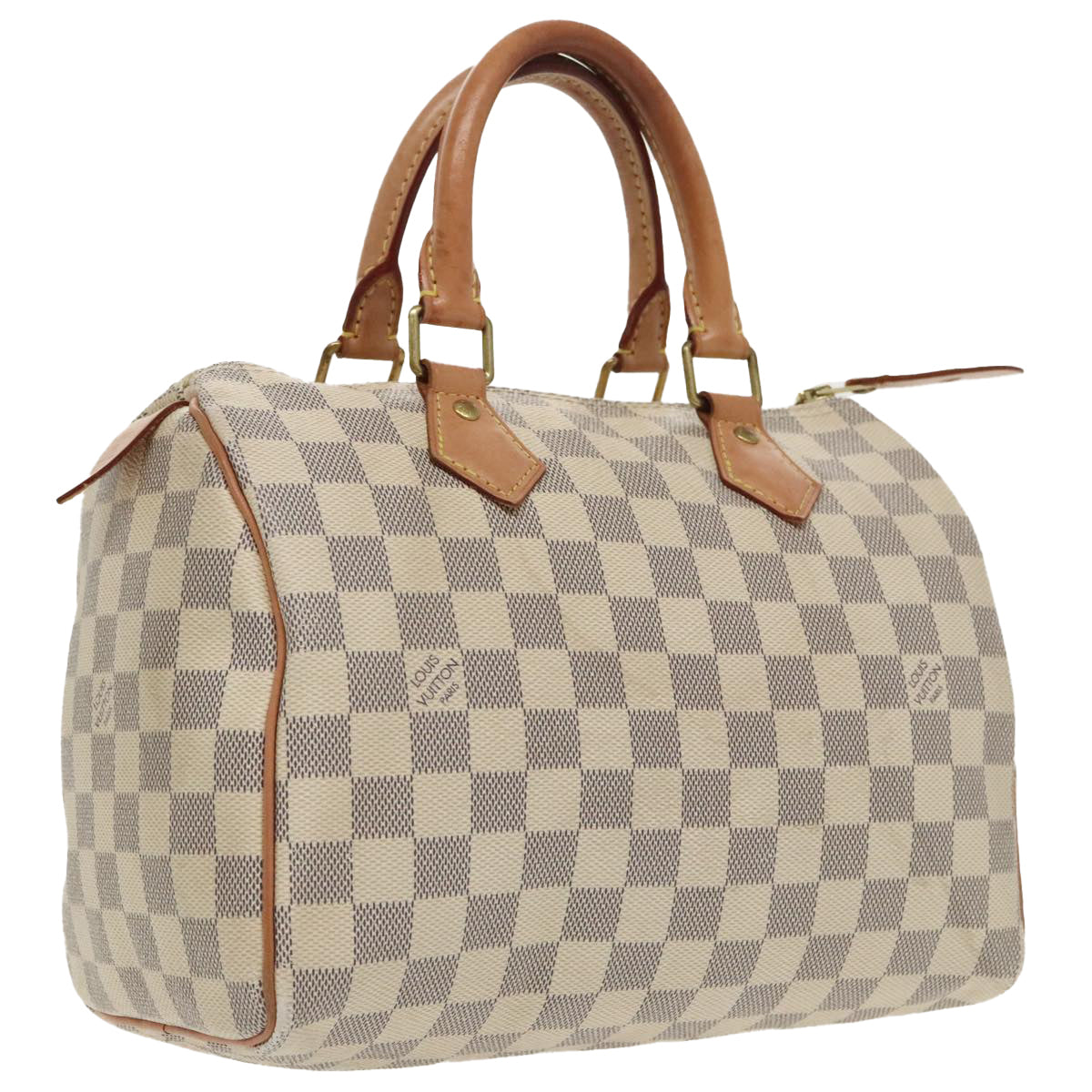 LOUIS VUITTON Damier Azur Speedy 25 Hand Bag N41534 LV Auth 97504