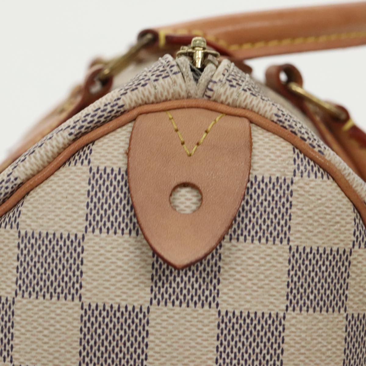 LOUIS VUITTON Damier Azur Speedy 25 Hand Bag N41534 LV Auth 97504