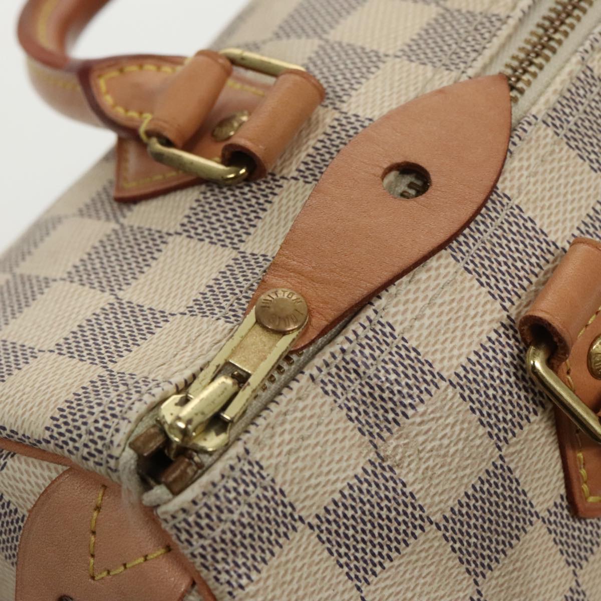 LOUIS VUITTON Damier Azur Speedy 25 Hand Bag N41534 LV Auth 97504