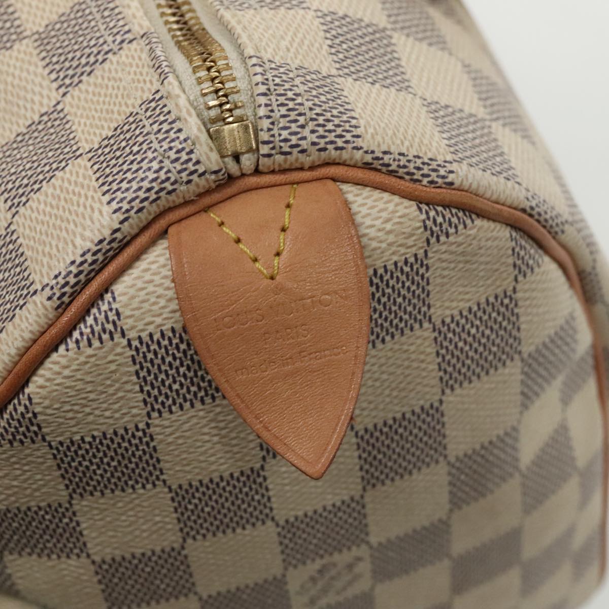 LOUIS VUITTON Damier Azur Speedy 25 Hand Bag N41534 LV Auth 97504