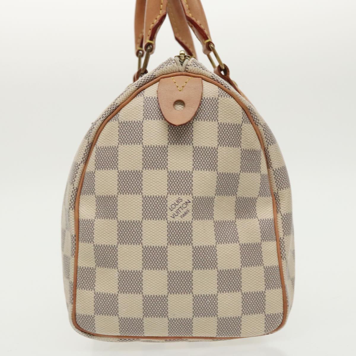 LOUIS VUITTON Damier Azur Speedy 25 Hand Bag N41534 LV Auth 97504