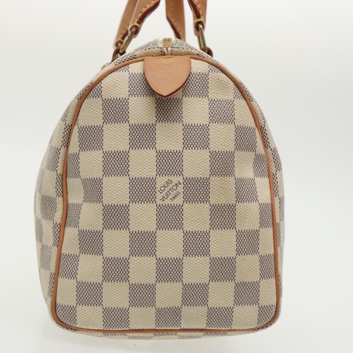 LOUIS VUITTON Damier Azur Speedy 25 Hand Bag N41534 LV Auth 97504