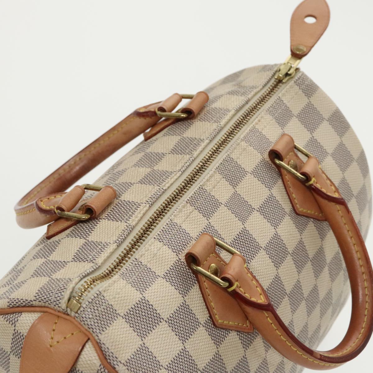 LOUIS VUITTON Damier Azur Speedy 25 Hand Bag N41534 LV Auth 97504