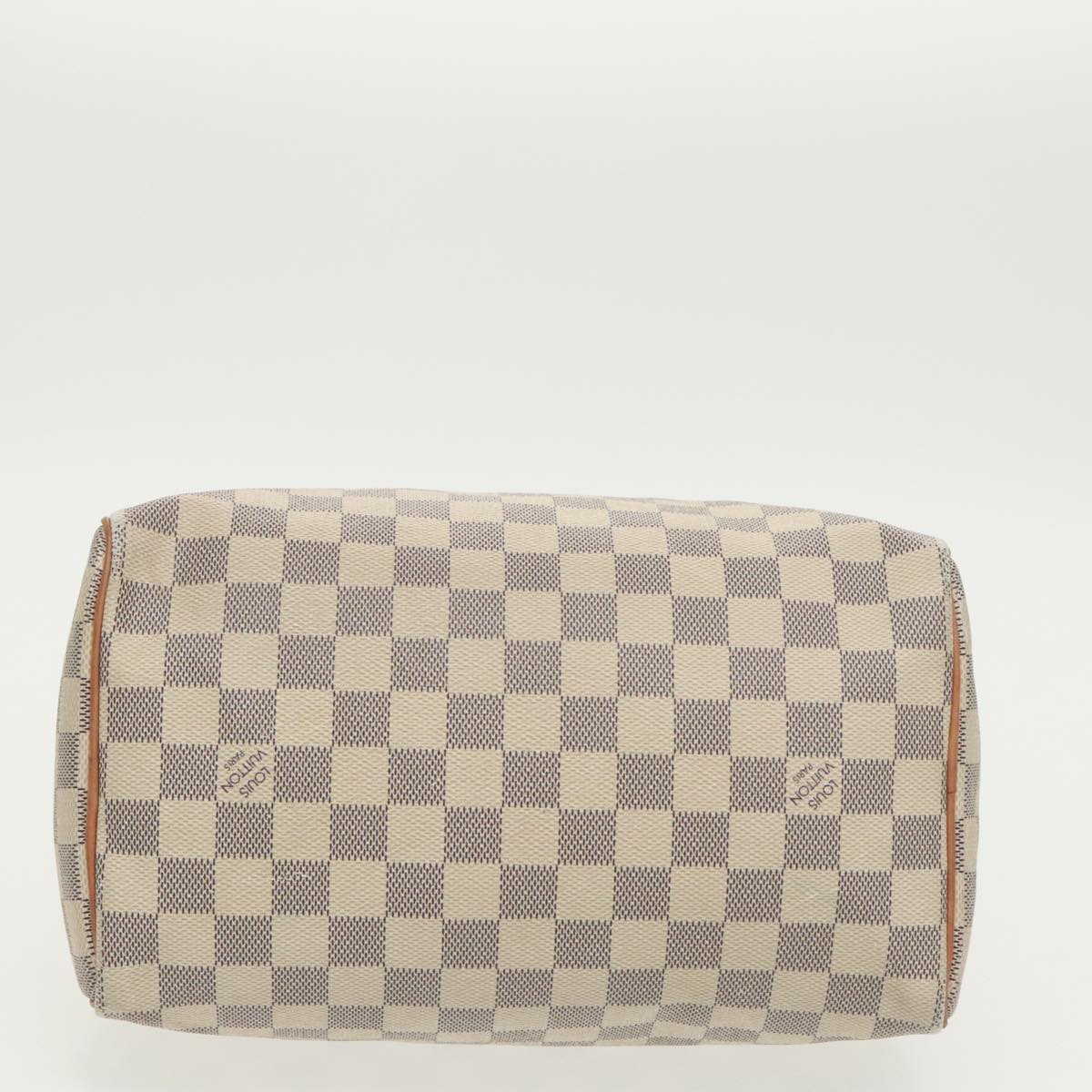 LOUIS VUITTON Damier Azur Speedy 25 Hand Bag N41534 LV Auth 97504