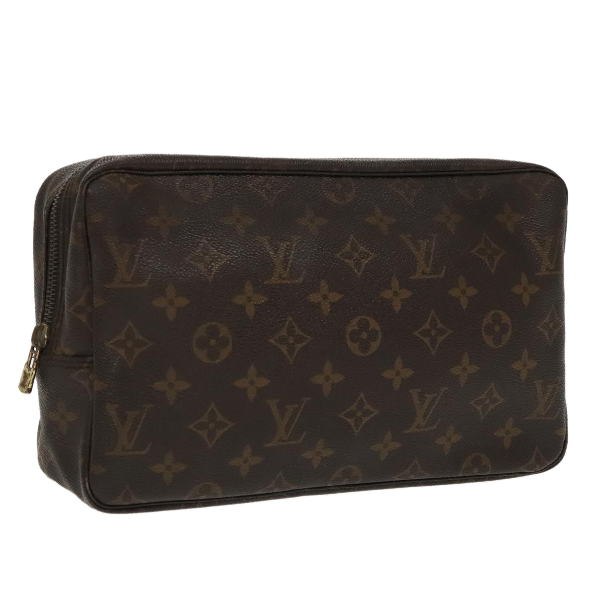 LOUIS VUITTON Monogram Trousse Toilette 28 Clutch Bag M47522 LV Auth 97515