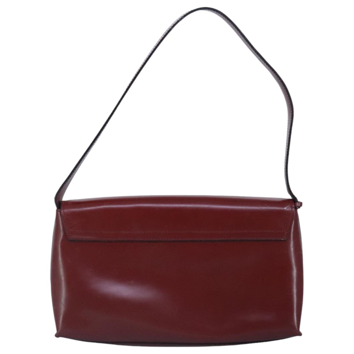 BURBERRY Shoulder Bag Leather Red Auth 97516 - 0